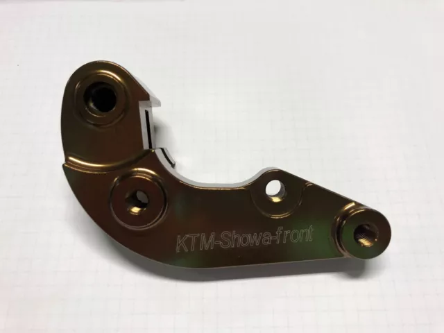 STAFFA SUPPORTO PINZA FRENO ANTERIORE KTM SU FORCELLE SHOWA D.47mm