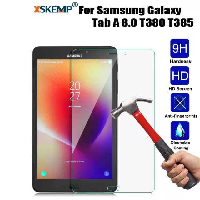 Genuine Premium 9H Tempered Glass Screen Protector For Samsung Galaxy Tab Models