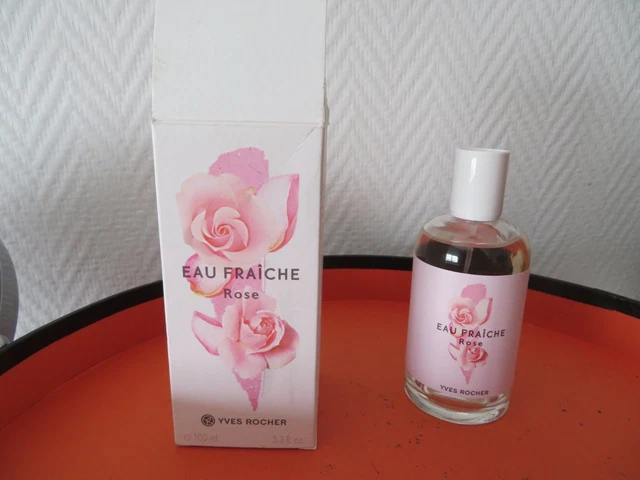Eau Fraîche Rose Yves Rocher 100 Ml - Neuve, Sans Blister, Parfum Frais Floral