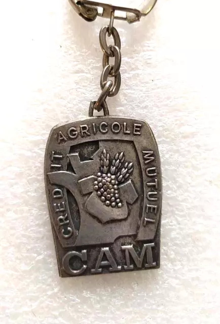 PORTE-CLÉS key ring CAM Crédit Agricole Mutuel TARN - ALBI 1960s Vintage