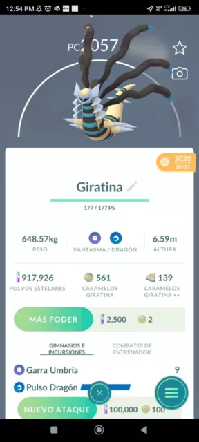 Pokémon GO Shiny Giratina / Giratina (Origin) Level 40 / Level 50 – Unlock  2nd Charge ATK – PVP Master League – TRADE (Read Describe) - PoGoFighter