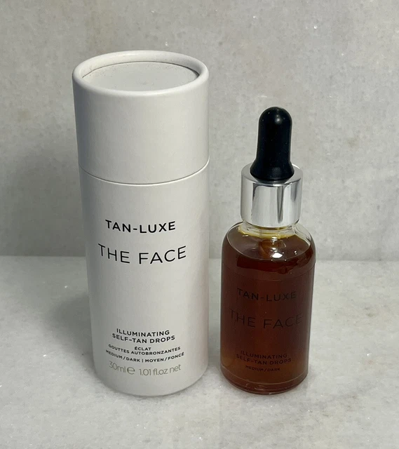 Gotas autobronceadoras iluminadoras Tan-Luxe medianas/oscuras 1,01 oz
