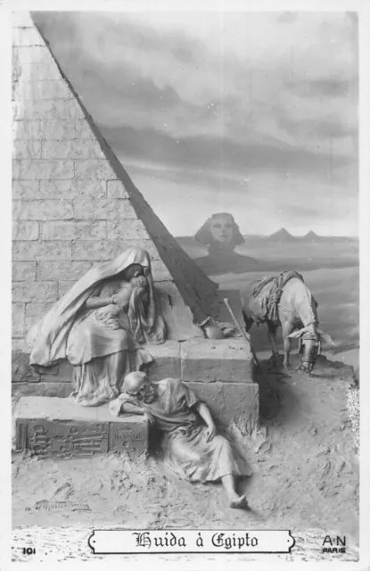 Cpa Illustrateur / Mastroianni / Huida A Egipto