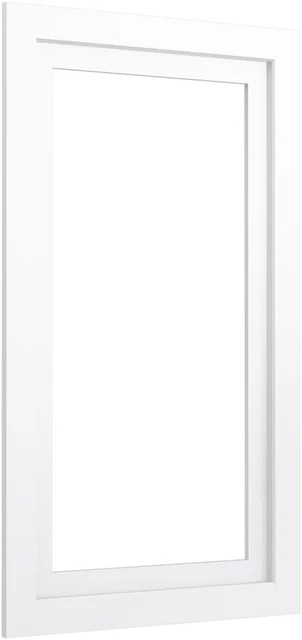 Gabinete de medicina envolvente K-99663-15-1WA, 15 pulgadas, lino blanco