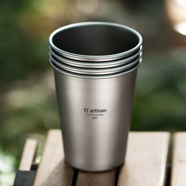 Tasse en titane pour camping randonnée antirouille et résistante aux températ