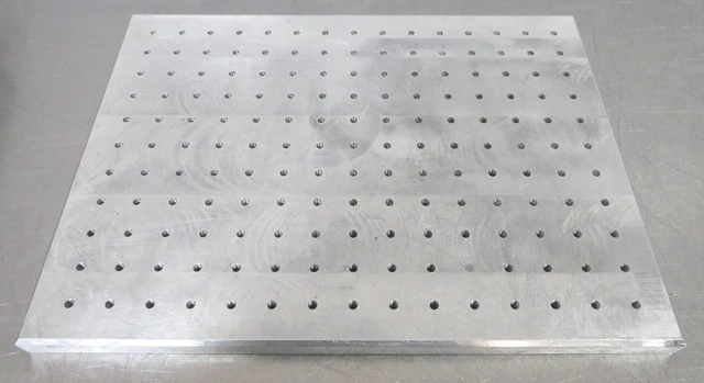 C187064 Aluminum Laser Optics Optical Breadboard (12" x 18" x 3/4") 1/4-20 Holes