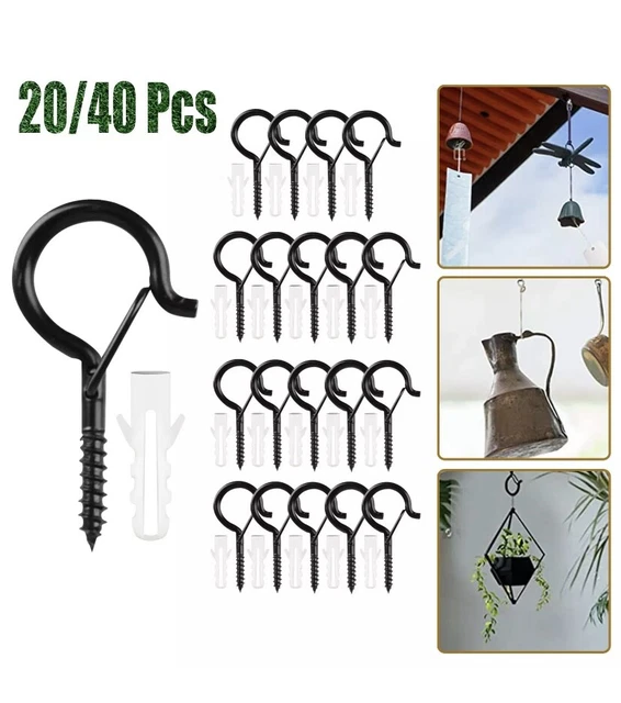 🌟(20/40 Hooks) Q-Hangers Safety Screw for Christmas String Light Outdoor Decor