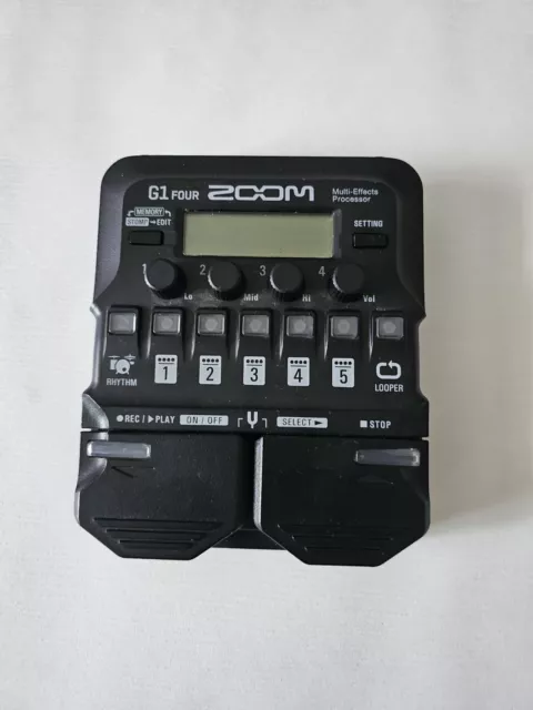 Zoom G1 Four With Power Adaptor And USB Lead