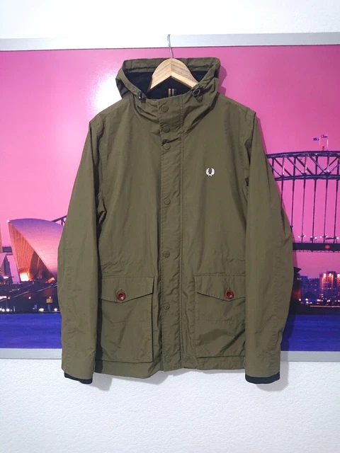 Fred perry stockport hooded parka jacket shop