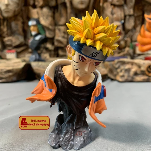 ANIME NINJA SHIPPUDEN Uzumaki Head Bust PVC Figure Statue Toy Gift Desk