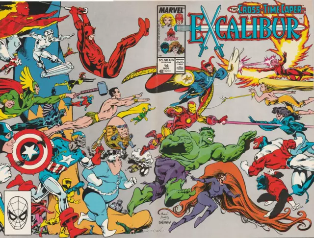 Excalibur #14 Marvel Comics November Nov 1989 (VFNM)