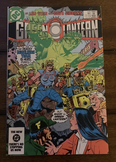 DC Comics Green Lantern #178 1984 VF Len Wein Dave Gibbons Bagged & Boarded