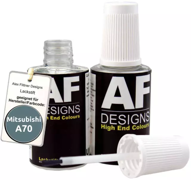 Lackstift für Mitsubishi A70 Ocean Silver Metallic schnelltrocknend 20x20ml