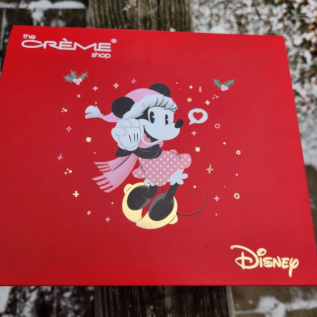 New The Creme Shop Disney Sweetheart Spa Set Minnie Mouse Candy Cane Scented