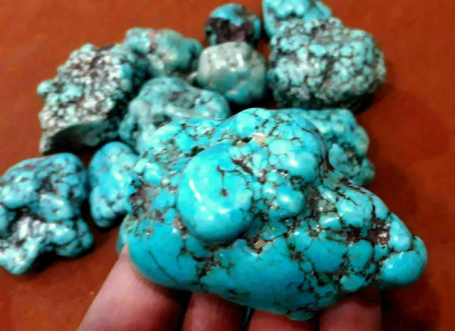 5000CT/1Kg Uncut Blue Turquoise Rough Natural Arizona Gems Free Shipping Lot 2