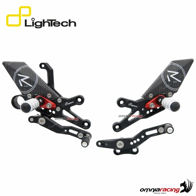 Light Tech Rear Set LIGHTECH REARSETS R Version standard/reverse shifting Honda CBR1000RR ...