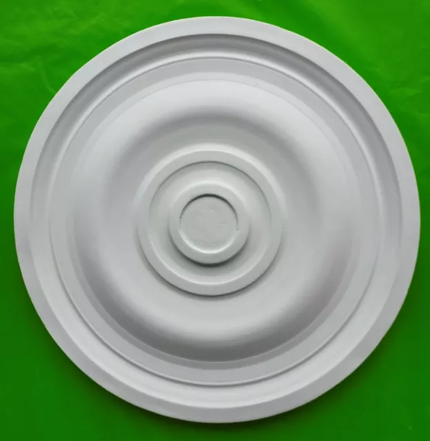 Plaster Ceiling Rose Small Plain Georgian Design 225mm