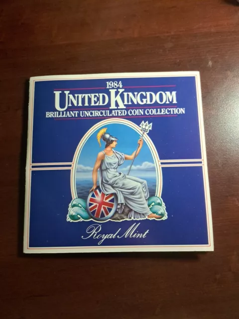 1984 United Kingdom Brilliant Uncirculated Coin Collection Set - Royal Mint