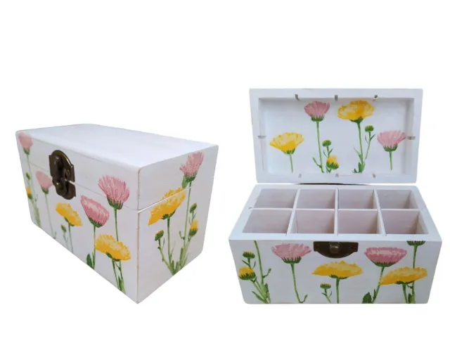 Coffret de rangement en bois aromathérapie - Aromatherapy wooden storage box