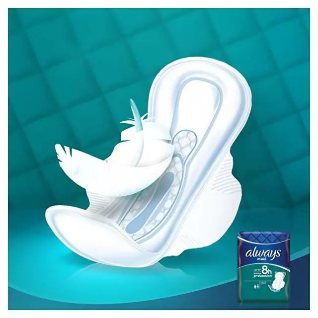 x2 Always Pads Maxi Comfort Protection Normal With Wings X32 Up to 8 Hours 3