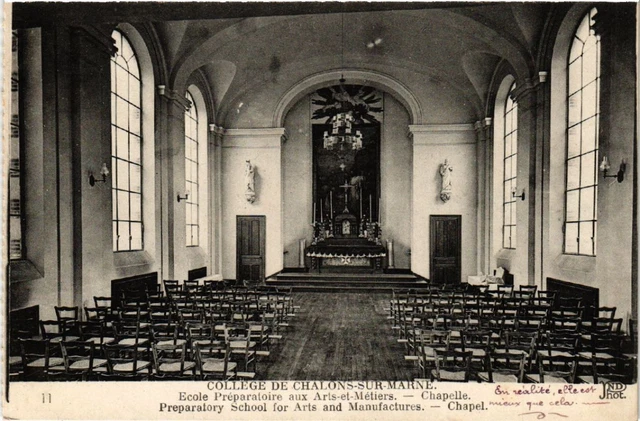 CPA AK CHALONS-sur-MARNE-École Preparatoire Arts-et-Metiers Chapelle (491485)