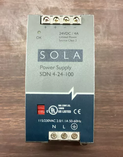 Sola Sdn 4-24-100 Power Supply