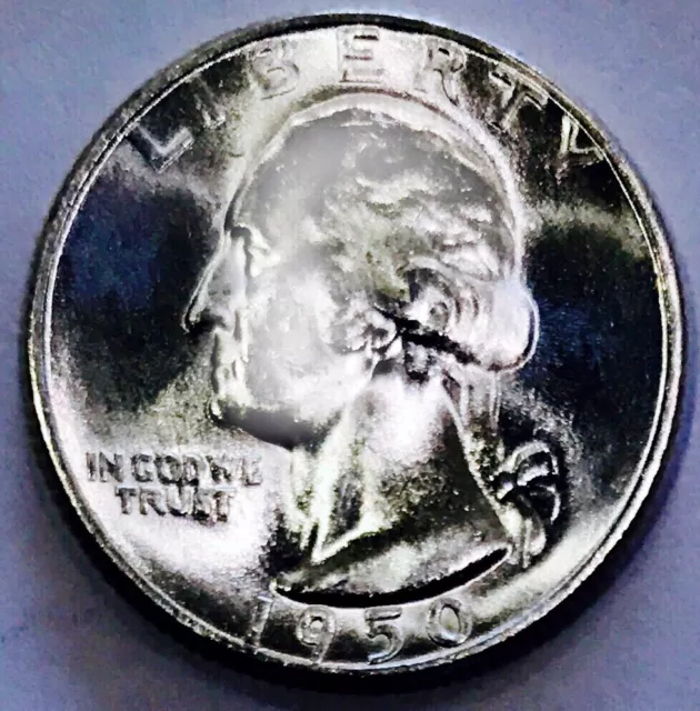 1950 S Washington! King Rarity$$ Flawless Gembu+++++ Luster Bomb$$$ Nr #R106_334