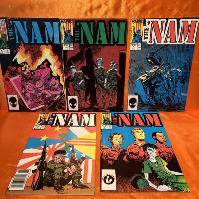 Marvel Comics 1986-87 THE NAM Lot Of 9 🔥