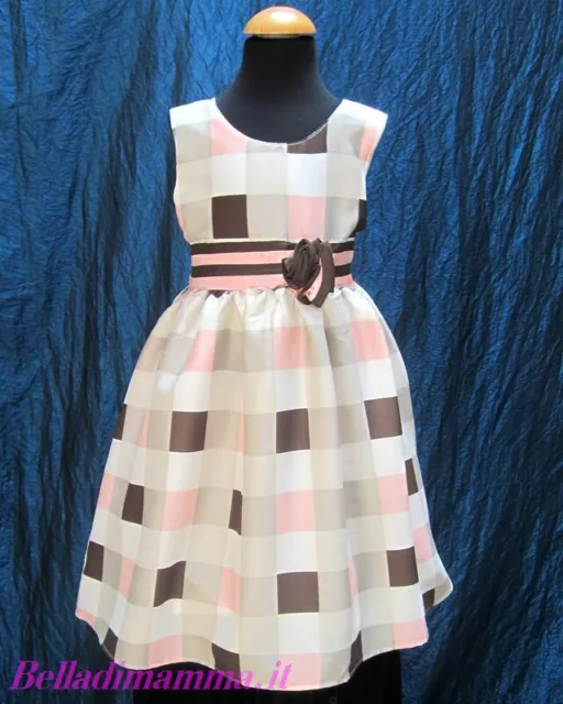 Vestito Abito Cerimonia Elegante Bimba Bambina belladimamma (1-6 anni)