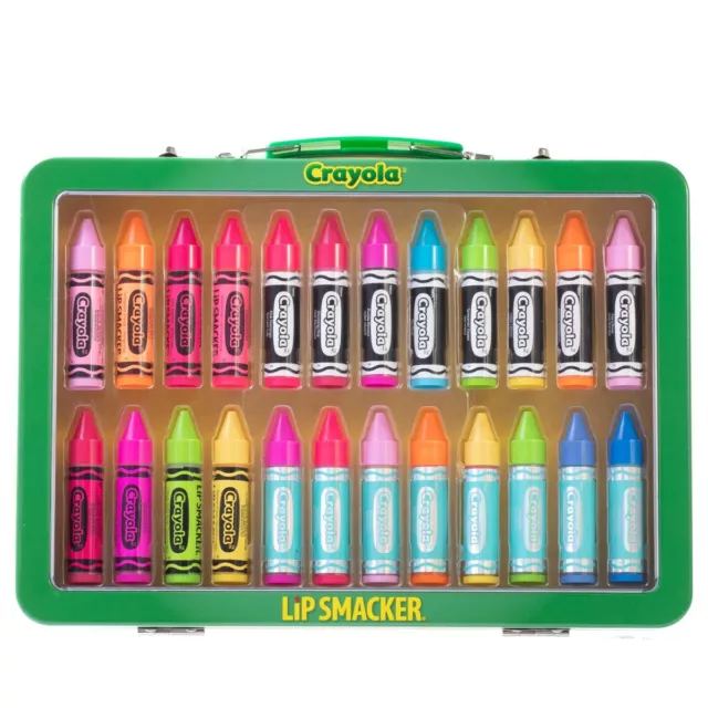 Lip Smackers Lip Balm 24 Piece Crayola Collection With Keepsake Tin