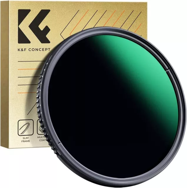 K&F Concept 58mm Variable ND Filter ND3-1000 Neutral Density Camera Lens Filter