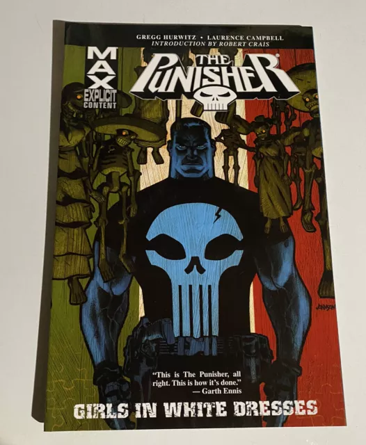MARVEL COMICS OOP THE PUNISHER MAX - GIRLS IN WHITE DRESSES Collected TPB