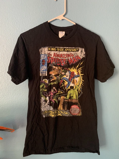 Spider-Man Men’s Medium T-Shirt Marvel The Amazing Spiderman Shirt Mens M