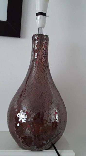 NÄCHSTE Knistern Glas Tischlampe Sockel Ständer Boden Schreibtisch/Nachtbett Moderne Beleuchtung