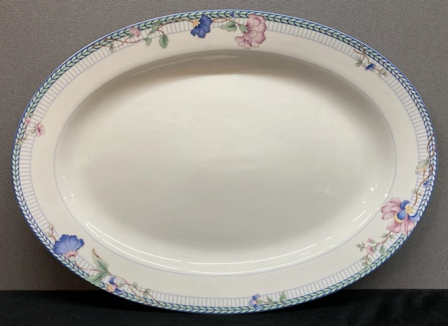Waterford Monique Lhuillier Pointe D'Esprit 13.5 Oval Platter