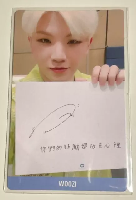 SEVENTEEN SVT WOOZI  YOU MAKE MY DAY Taiwan limited Photocard PC YMMD