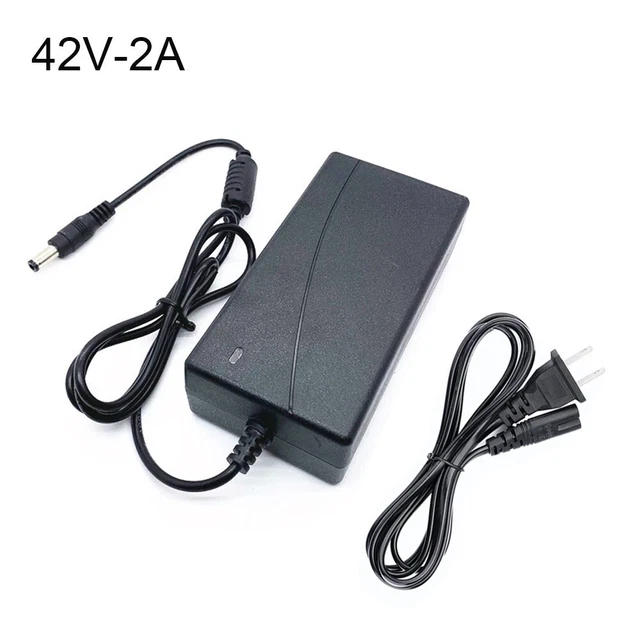 Adaptateur Chargeur 29,4V 2A Pour Batterie Au Lithium - Plug EU (100-240V), Câble D'environ 95 Cm, Installation Plug-and-play