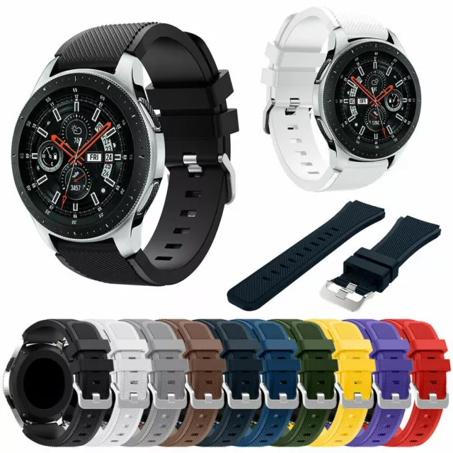 For Samsung Galaxy Watch 46mm Silicone Sport Replacement Band Strap Bracelet