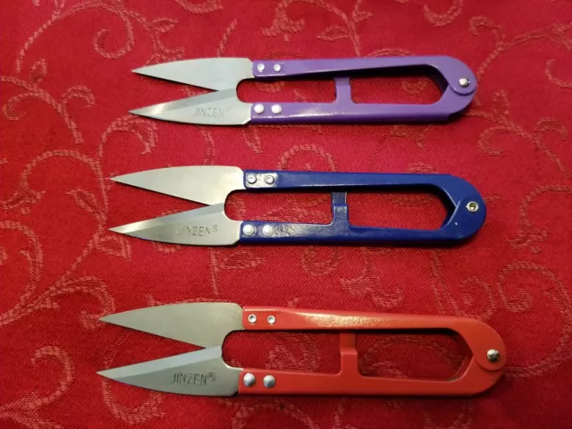 Metal Bonsai Leaf Pruning SCISSORS Trimmers LARGE BLADE " Assorted Colors "