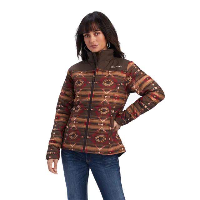 Ariat® Ladies R.E.A.L.™ Aztec Printed Brown Jacket 10041582