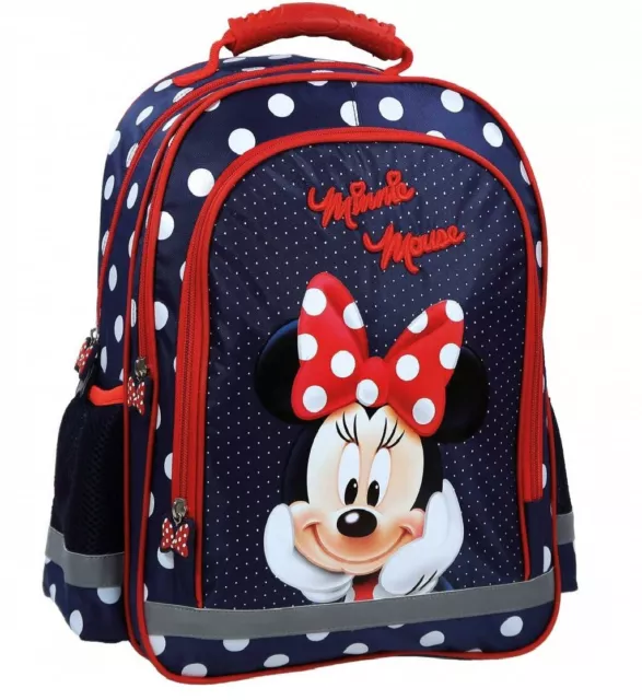 Minnie et Ses Amis Grand Sac a Dos Scolaire Cartable Ecole Disney