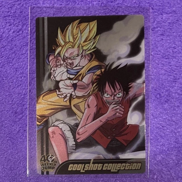 DRAGON BALL Z One Piece Card 40th Jump Anniversary Japanese