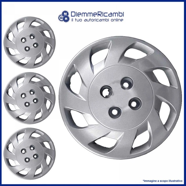 Copricerchi Serie 4 Per Panda 2012 In Poi - 14 Pollici, Non Originali | Coppe Ruota Stile Originale - Foto 5