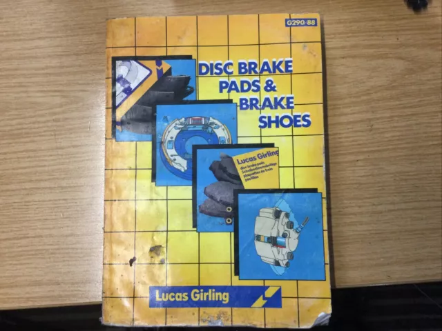 1970’s LUCAS GIRLING BRAKE CATALOGUE PADS AND SHOES VINTAGE