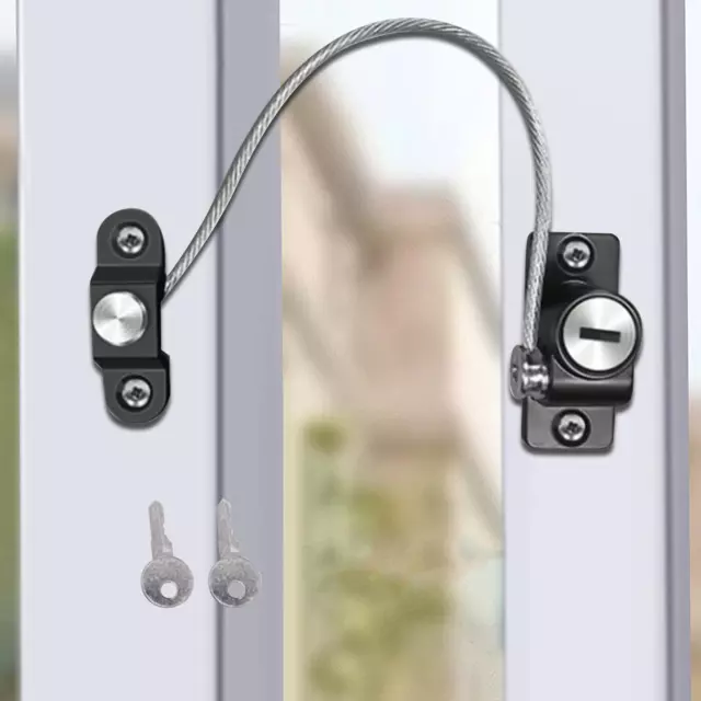 Security Window Lock Easy to Install Safety Lock for Adult Children Infant