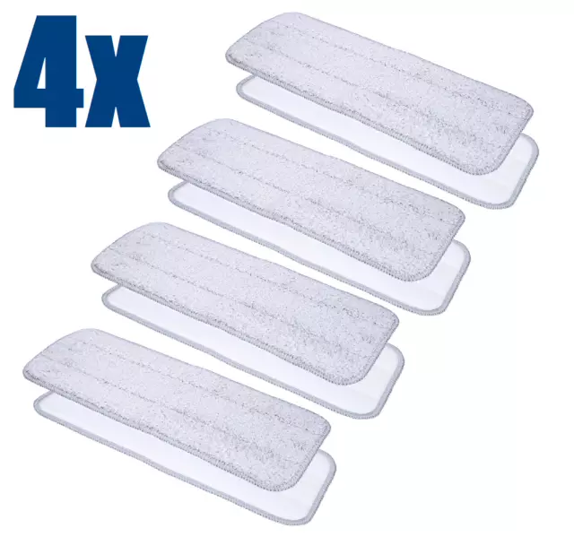 4x Almohadillas de limpieza de trapeador de algodón para Deerma TB500 Spray