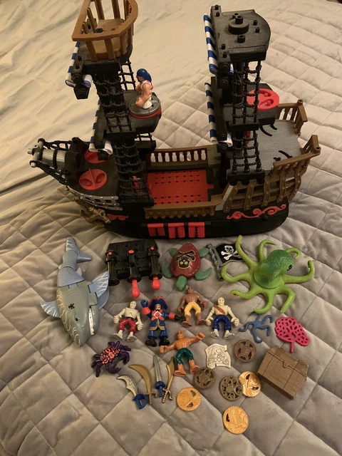 FISHER PRICE IMAGINEXT Mattel Pirate Ship 2006 Vintage With Original fisher-price-imaginext-mattel-pirate-ship-2006-vintage-with-original