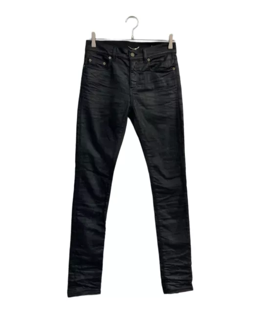 SAINT LAURENT PARIS Coated Skinny Denim Pants Eddie Edition Size 28 ...