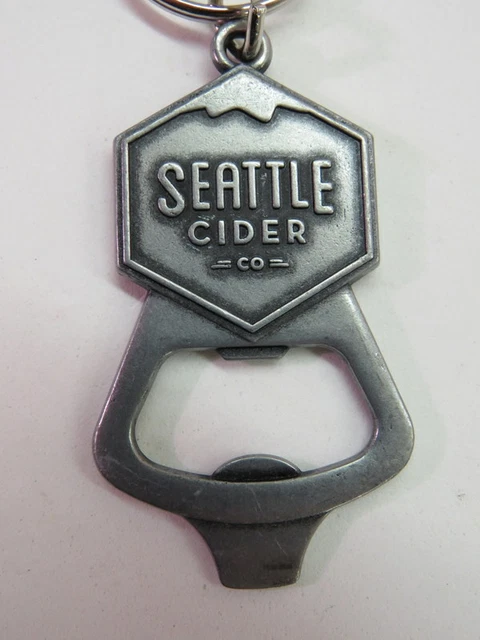 Metallo Portachiavi Apribottiglie ~ Seattle Cider Co ~ Washington Stato
