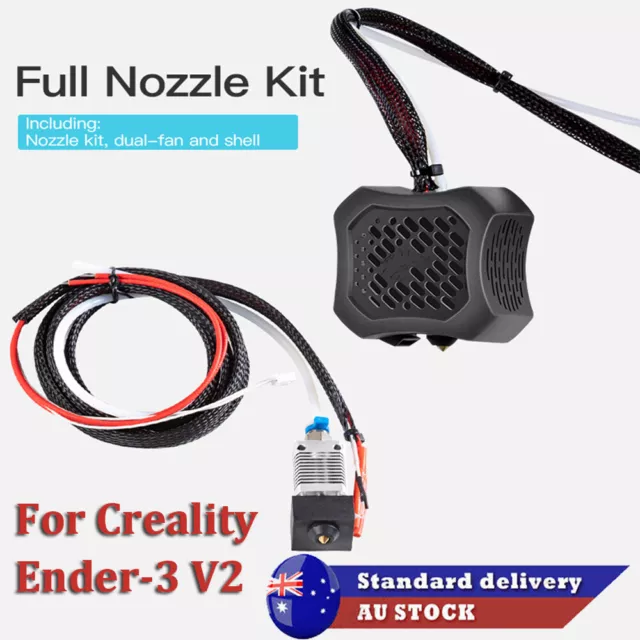 Creality Assembled Full Extruder Hotend Kit 100K Ohm Thermistor 0.4mm Nozzle AU